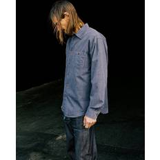 Nudie Jeans Tops Nudie Jeans Julian Chambray Worker Shirt Indigo