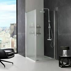 Docce Porte Box Doccia Angolare Apertura a Battente 80 x 80 cm