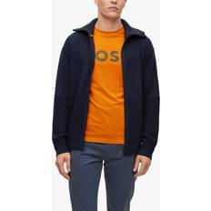 HUGO BOSS Cardigans HUGO BOSS Kamondo Wool Blend Zip Cardigan