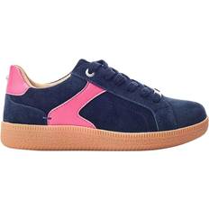 Allette Suede Trainer - Navy