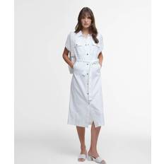 Barbour Dresses Barbour International Harlow Midi Dress - White