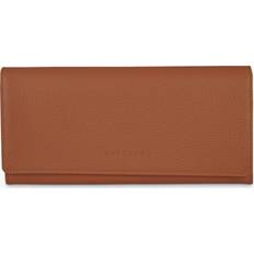 Longchamp Le Foulonné Continental Leather Wallet