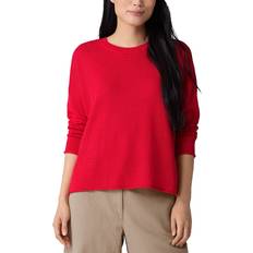 Linen Jumpers Eileen Fisher Linen Cotton Cord Crewneck Sweater