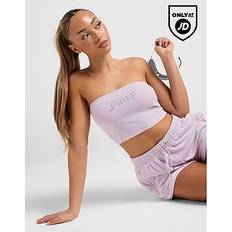 Juicy Couture Dam Linnen Juicy Couture Diamante Logo Bandeau Top - Purple