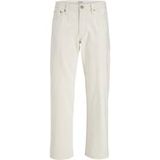 Men - White Jeans Jack & Jones Eddie Loose Rigid Jeans White