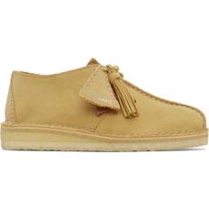 Clarks Tan Desert Trek Derbys - Golden Tan Suede