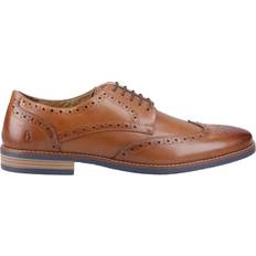 Leather Oxford Hush Puppies Mack Brogue - Tan
