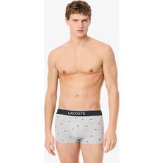 Men - Silver Underwear Lacoste Croc Print Trunks 3-Pack