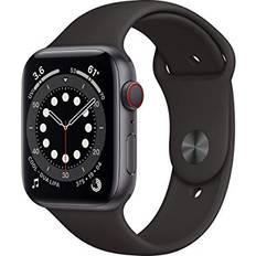 Apple watch 6 Apple Watch Series 6 Aluminiumgehäuse 44MM Grau Sportarmband