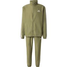Adidas Herr Kostymer adidas Trainingsanzug Mit Labeltypischen Streifen - Oliv
