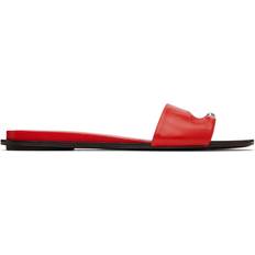 Tory Burch Pierced Sandals - Blazing Red/Silver