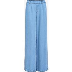 Jeans Object Lisa Wide Mw Pants - Blue Denim