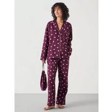 Polka Dots Pyjamas Hush Amita Polka Dot Flannel Pyjama Set