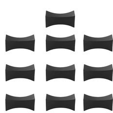 Black Chopsticks Spactz 10 Pcs Rest Stands Fork Holder Set Black Chopsticks