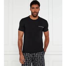 Emporio Armani Herre T-shirts Emporio Armani EA7 Bodywear Bluser T-Shirt 2 Pack - Lemon/Sort