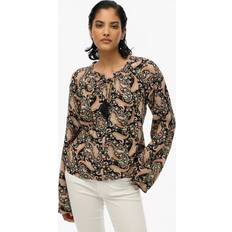 Superdry Blouses Superdry Printed Long Sleeve Blouse - Paisley Print