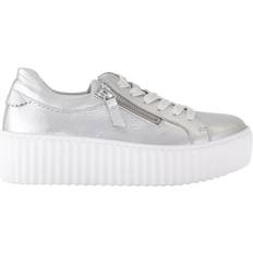 Chunky trainers Gabor Dolly Metallic Leather Chunky Trainers - Silver