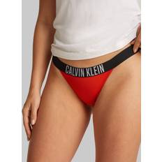 Calvin Klein Röda Bikiniunderdelar Calvin Klein Brazilian Bikini Bottoms - Intense Power - Red