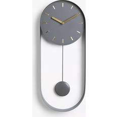 John Lewis Pendulum Metal Analogue 50 cm Wall Clock