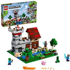 LEGO Minecraft på rea LEGO 21161 Minecraft Skaparlådan 3.0 2-i-1 Byggsats med Slott och Bondgård