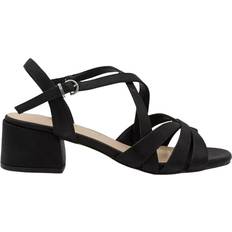 Heeled Sandals Paradox London Nerissa Wide Fit Block Heeled Sandal - Black
