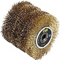 Brosses en Acier Fartools Fil Laitonnée 0 3mm Ø120mm L100mm Brosse en Acier