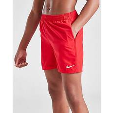 S Swim Shorts Nike Core 4" Swim Shorts Junior - Red