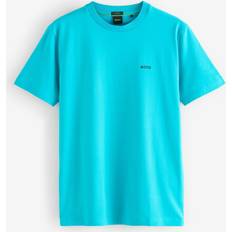 Men - Turquoise Tops BOSS Tee T Shirt - Blue
