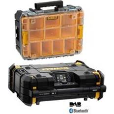 Dewalt 18V TSTAK DAB Digital Radio Bluetooth USB + DWST1-71194 Organiser Case