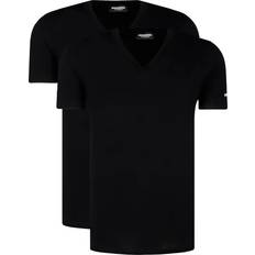 DSquared2 Plain Logo 2-Pack T-shirt - Sort