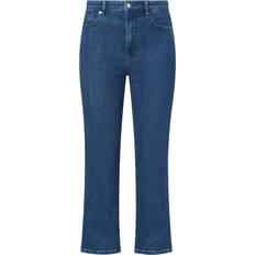 Pencil Cropped Jeans - Dark Blue