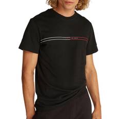 Tommy Jeans T-shirt Med Linjärt Tryck - Svart
