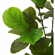 vidaXL Violinfigen 48 Blade 165 cm Grøn Kunstig plante