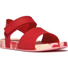 Fitflop iQushion Floral Sandals - Red