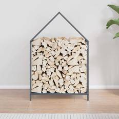 VidaXL Hylder vidaXL Firewood Rack White 40 x 25 x 90 cm Shelving System