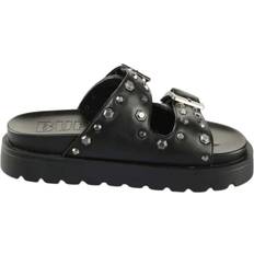 Donna Sandali con tacco Buffalo Raya Ari Stud - Nero
