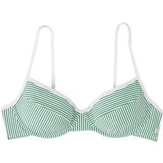 Tommy Hilfiger Bikinitoppe Tommy Hilfiger Ribbed Texture Demi Cup Bikini Top - Green