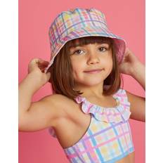 Bucket Hats Children's Clothing Accessorize Kids' Check Reversible Bucket Hat - Multi