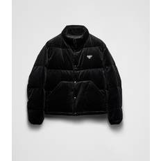 Prada Cropped Corduroy Down Jacket