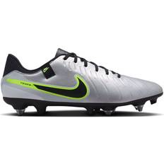 Nike Tiempo Skor Nike Tiempo Legend 10 Academy Sg-pro Anti-clog Mad Voltage - Silver/Volt/Black