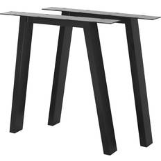 MetaloPro 2 Stycken 72 cm Bordsben