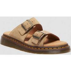 Dr. Martens Men Slides Dr. Martens Josef Suede Sandals - Savannah Tan