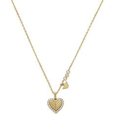 Emporio Armani Gold-Tone Sterling Silver Pendant Necklace