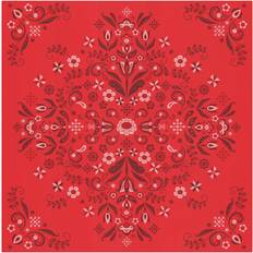 Ekelund Linneväveri Torplyckan 145x145 cm Tablecloth Red