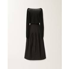 Fabiana Filippi Filippi-Wool And Cotton Dress - Black