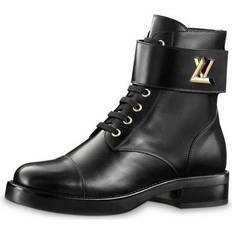 Louis Vuitton Boots Louis Vuitton LV Wonderland Small Cowhide Martin Boots - Black