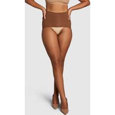 Beige - Elastane/Lycra/Spandex Tights Heist 18 Denier Sheer Tights - Taupe