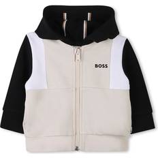 Beige Hoodies BOSS Baby Tri-Colour Zipped Hoodie Casual - Beige