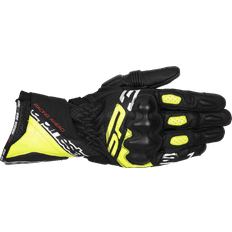 Yellow Motorcycle Gloves Alpinestars SP-3 Motorcycle Gloves - Black/Fluro Yellow