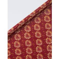 Elizabeth Scarlett Sacred Hearts Wrapping Paper 3m Red